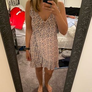 Summer floral mini dress